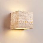 Travertine Square LED Wall Sconce