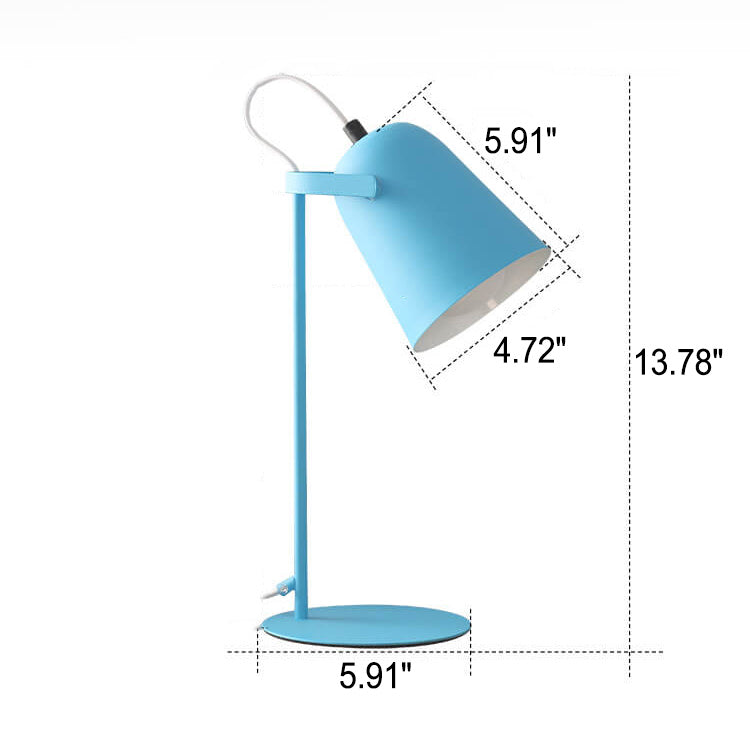 Nordic Macaroon 1-Light Column Table Lamp