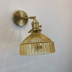 Brass Nordic Dome Glass Wall Sconce