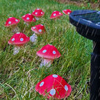 Premium Waterproof Solar LED Mushroom Garden Light String