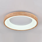 Nordic Wood LED Flush Mount Ceiling Light