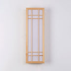 Solid Wood Rectangle LED Wall Sconce