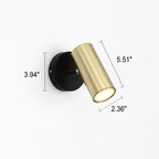 Cylindrical Reading Wall Sconce