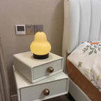 Rechargeable LED Touch Table Lamp - French Cream Pear Shape