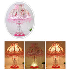 Elegant European Glass Table Lamp - 1-Light Wedding Design