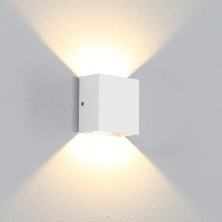 Square Aluminum LED Wall Sconce