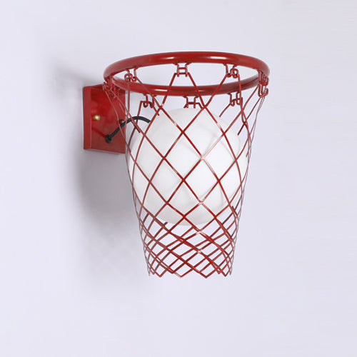 Art Deco Kids Basketball Hoop Wall Sconce