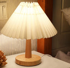 Retro Pleated LED Table Lamp - Umbrella Design