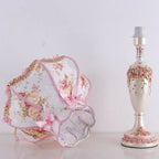 Elegant European Fabric Tassel Table Lamp - 1 Light