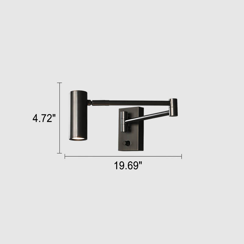 Copper Rotatable LED Wall Sconce