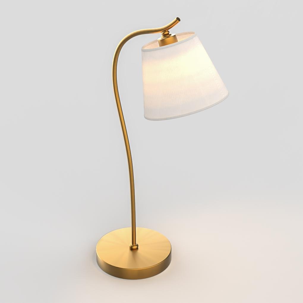 Premium Metal Gooseneck Desk Lamp with Fabric Cone Shade for Home Office