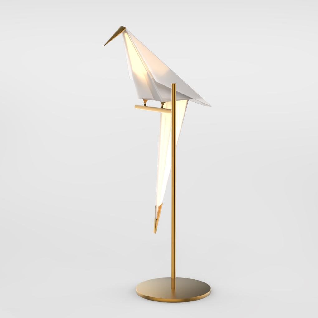 Origami Bird LED Accent Table Lamp - Ambient Home Decor