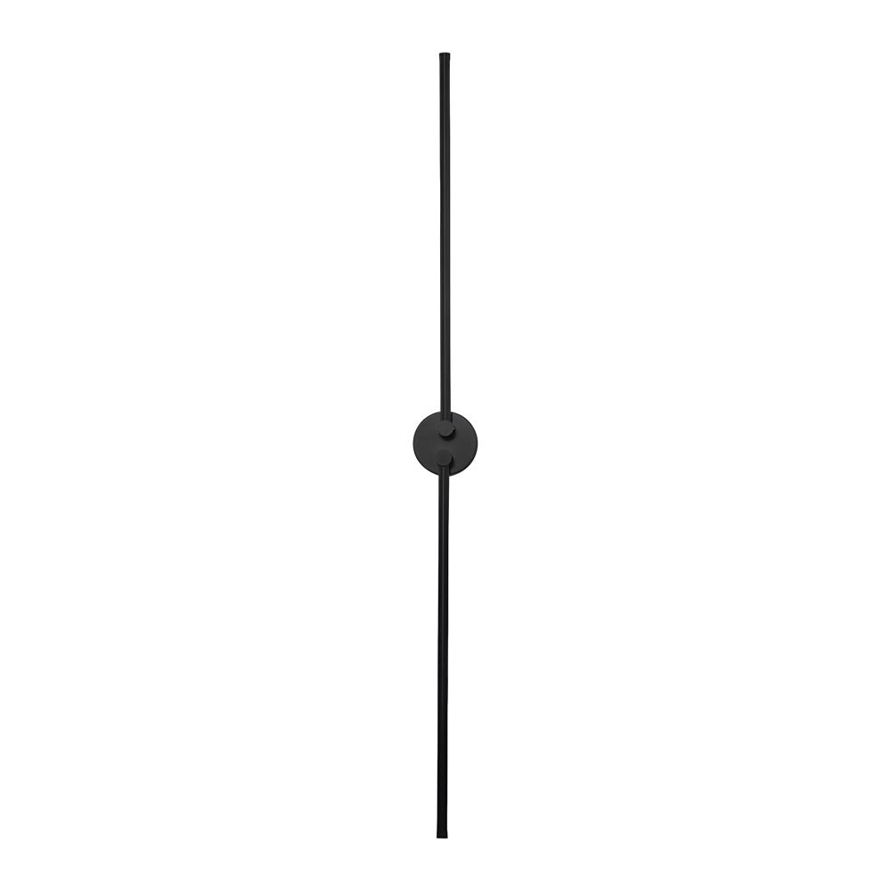 Modern Black Rotatable Linear LED Wall Sconce - 1 Piece