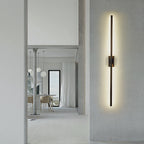 Black Linear LED Nordic Mirror Sconce
