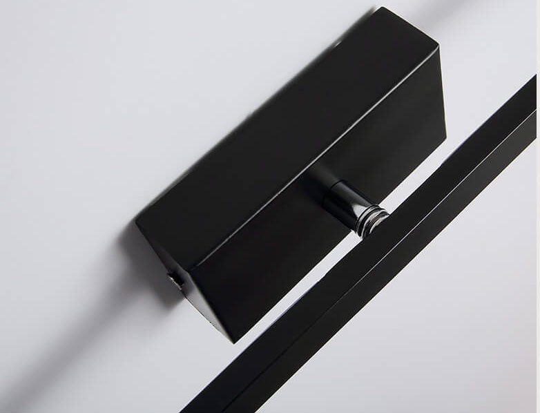 Black Linear LED Nordic Mirror Sconce
