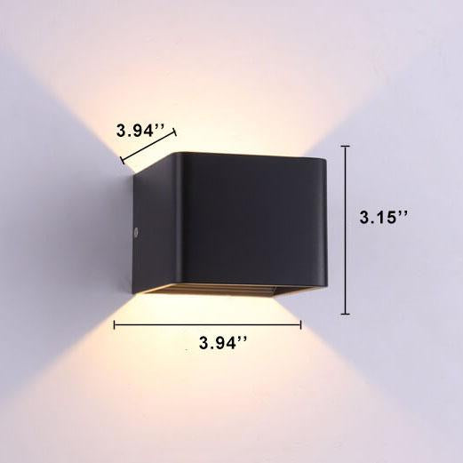 Aluminum Square LED Mini Wall Sconce