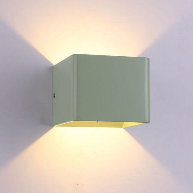 Aluminum Square LED Mini Wall Sconce