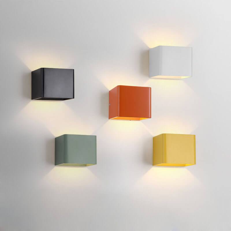 Aluminum Square LED Mini Wall Sconce