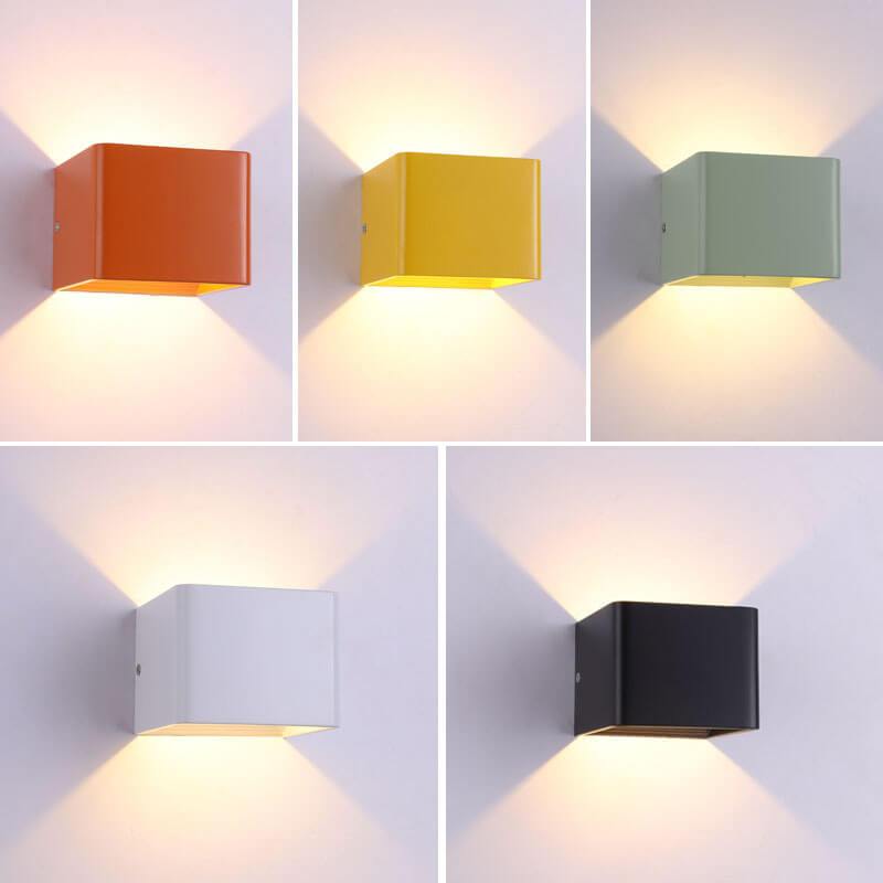 Aluminum Square LED Mini Wall Sconce