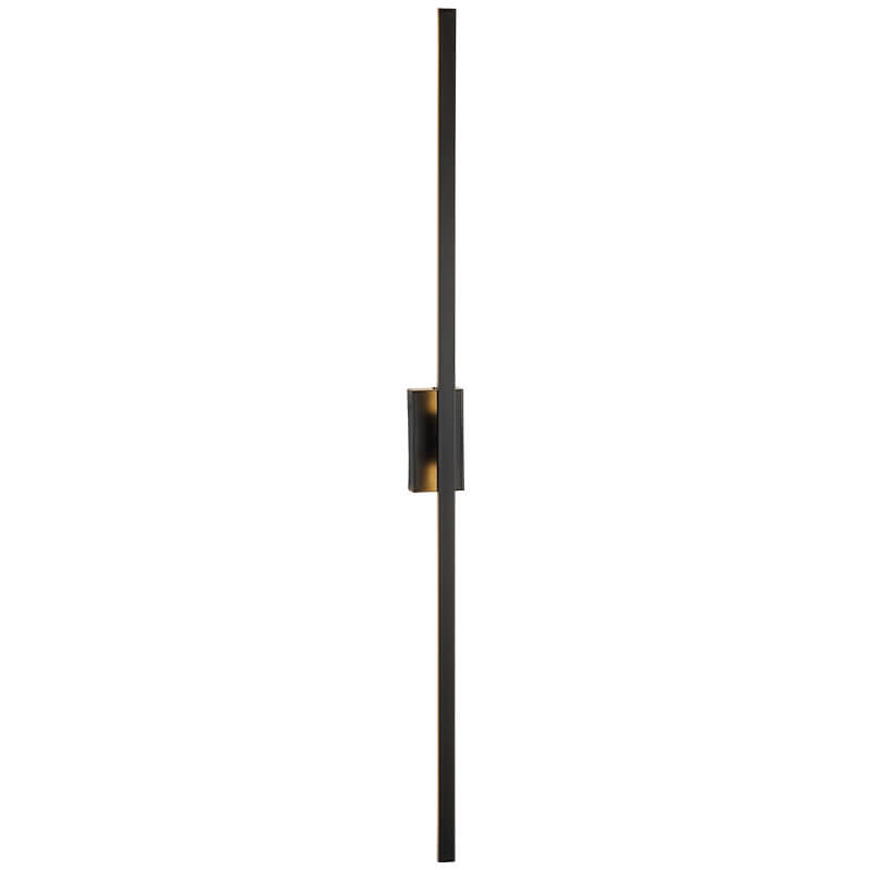 Black Linear LED Nordic Mirror Sconce