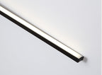 Black Linear LED Nordic Mirror Sconce