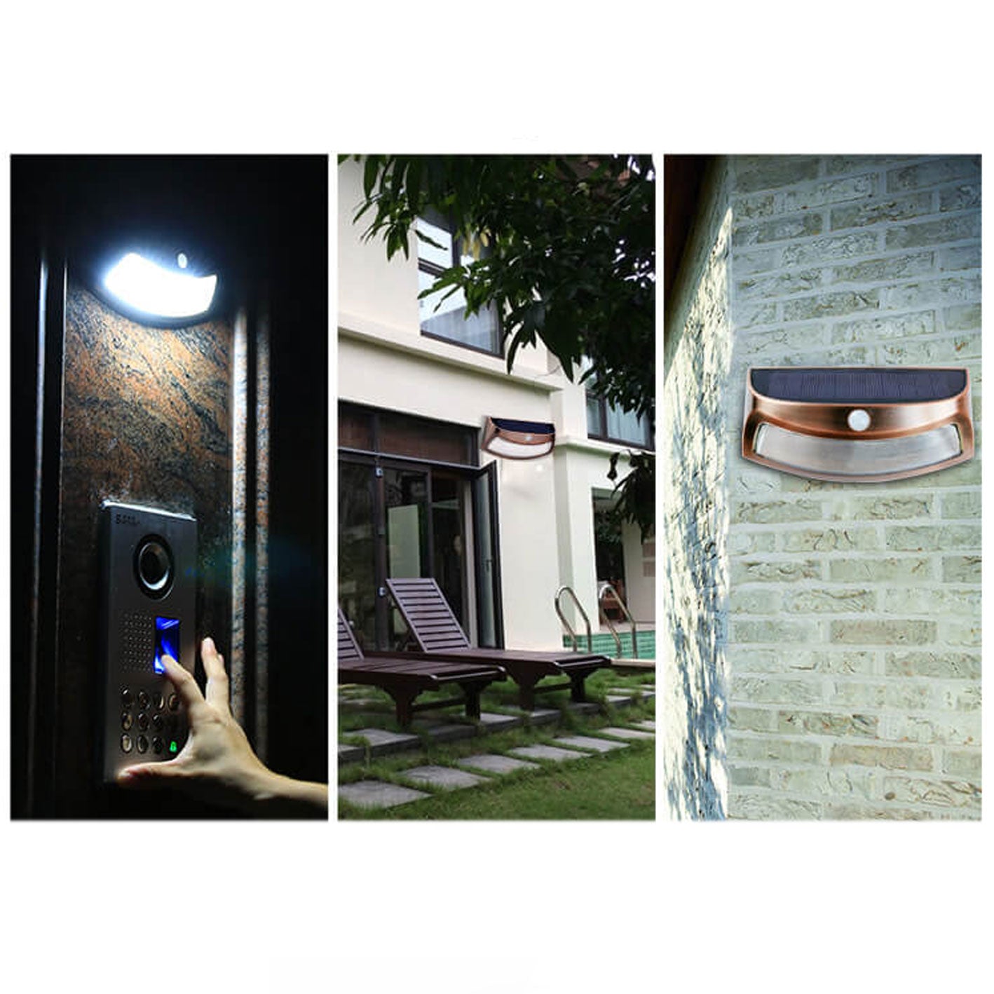 Premium Solar LED Outdoor Wall Sconce