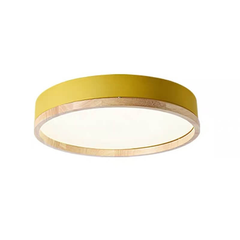 Elegant Round Acrylic LED Flush Mount Ceiling Light
