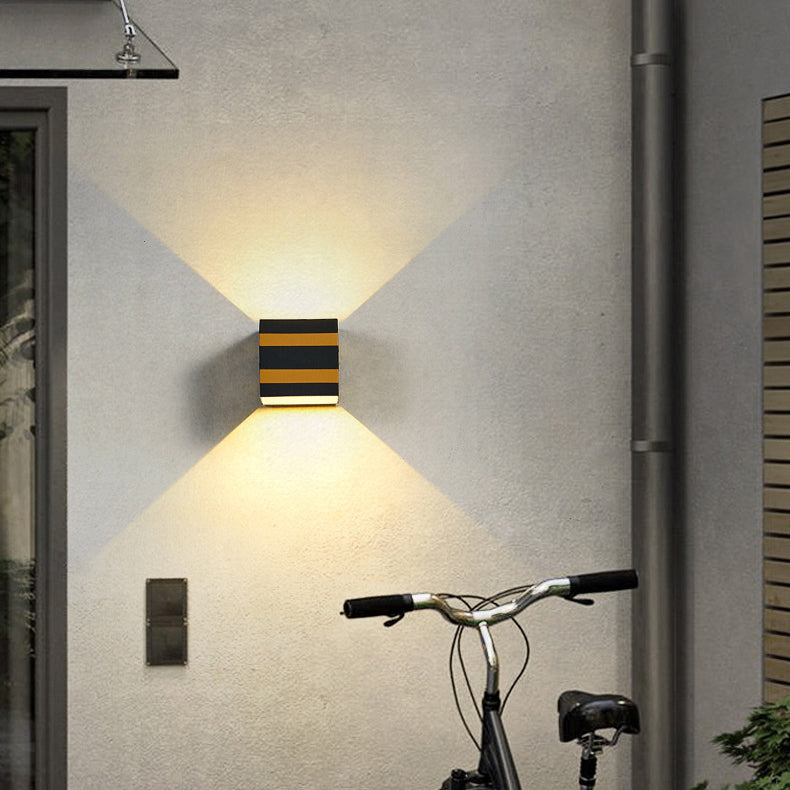 Premium Outdoor Waterproof LED Square Aluminum Wall Sconce