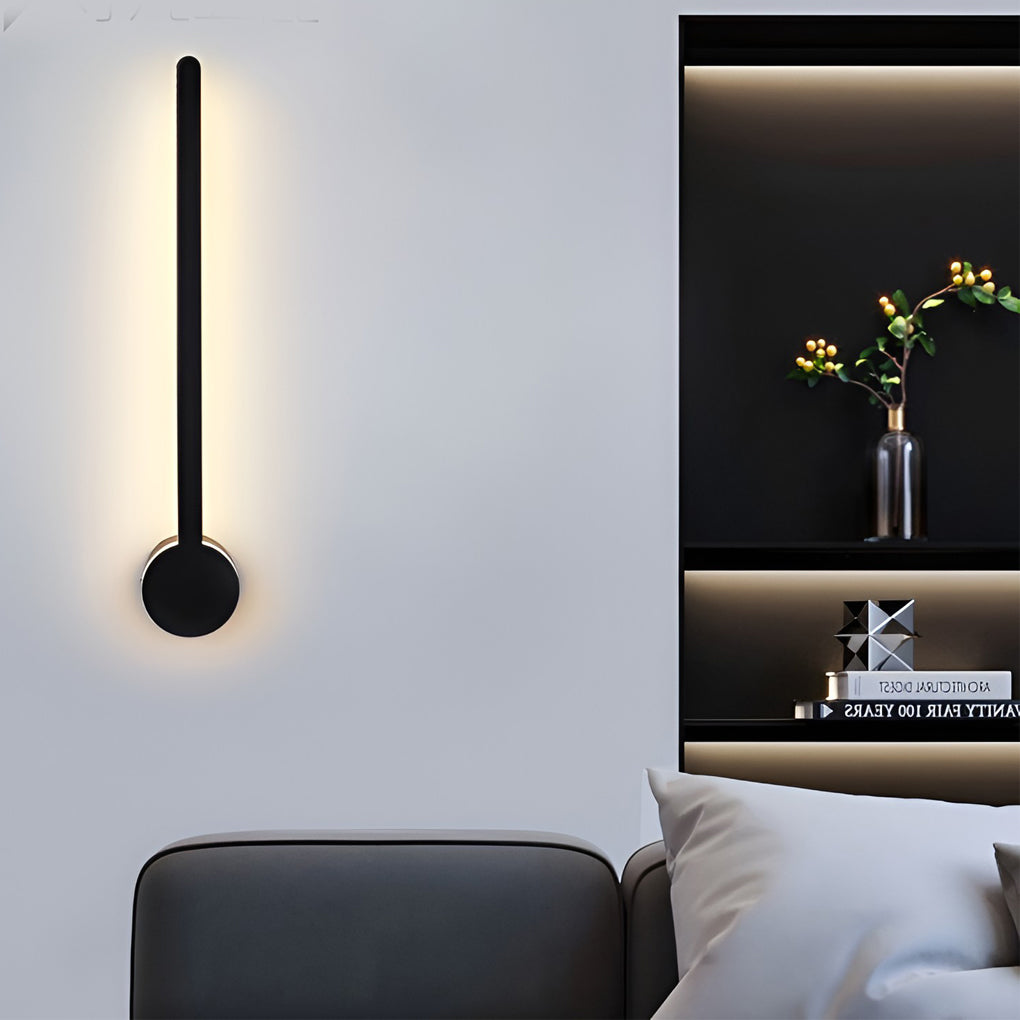 Premium Modern LED Wall Sconce - Black, Gold, White Finish