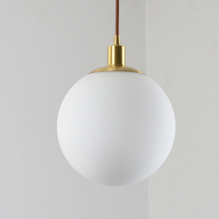 White Orb Nordic Pendant Light