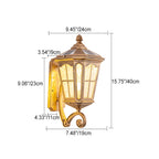 Premium European Waterproof Solar Outdoor Lantern