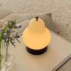 Rechargeable LED Touch Table Lamp - French Cream Pear Shape