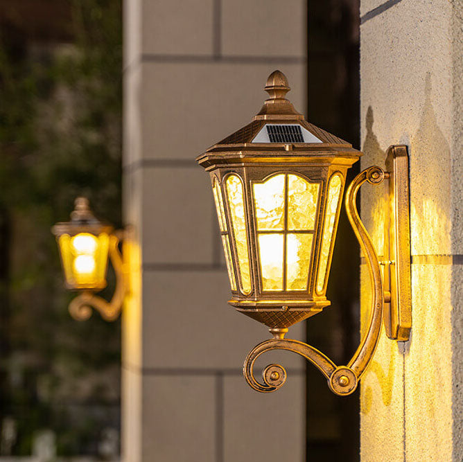 Premium European Waterproof Solar Outdoor Lantern