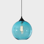 Premium Nordic Minimalist Round Glass Pendant Light - 1-Light