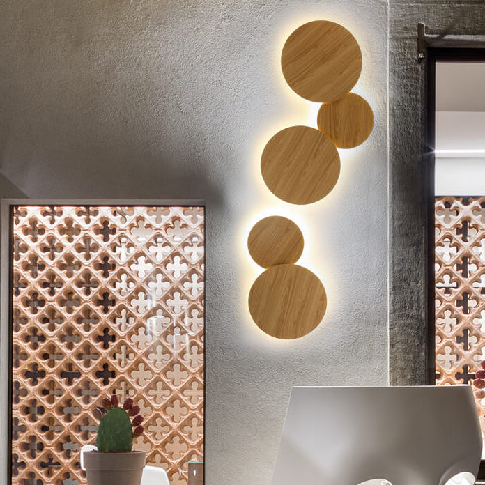 Minimalist Round Iron LED Sconce