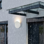 Minimalist Round LED Indoor/Outdoor Sconce