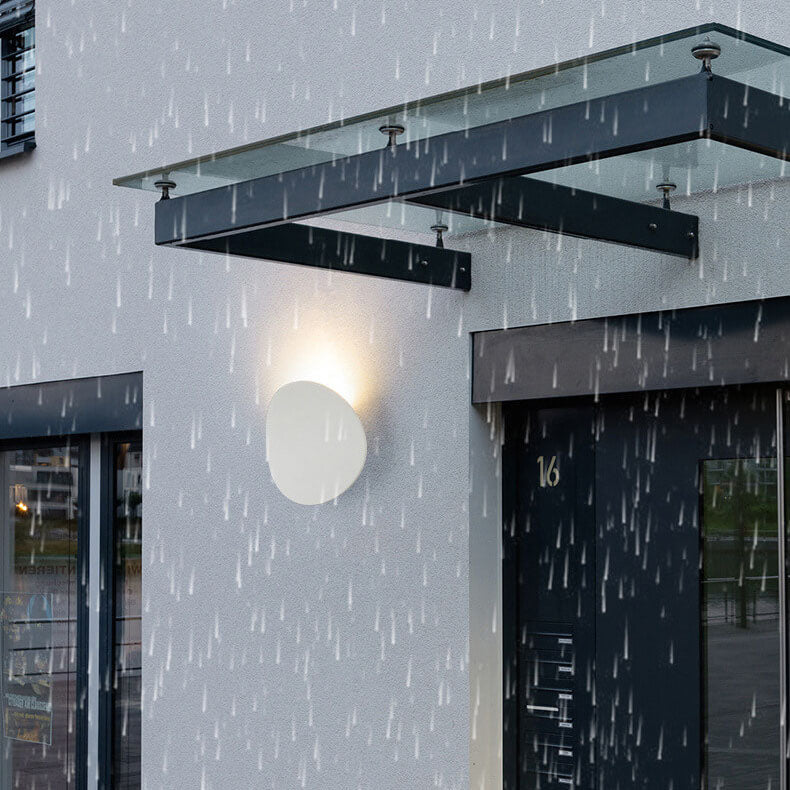 Minimalist Round LED Indoor/Outdoor Sconce