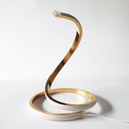 Contemporary Snake-Shaped LED Touch Dimming Table Lamp