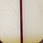 Contemporary Wooden Lantern Pendant Light with Faux Sheepskin - 1-Light