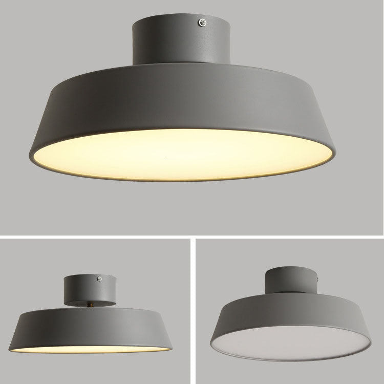 Nordic Minimalist Round Iron LED Ceiling Light