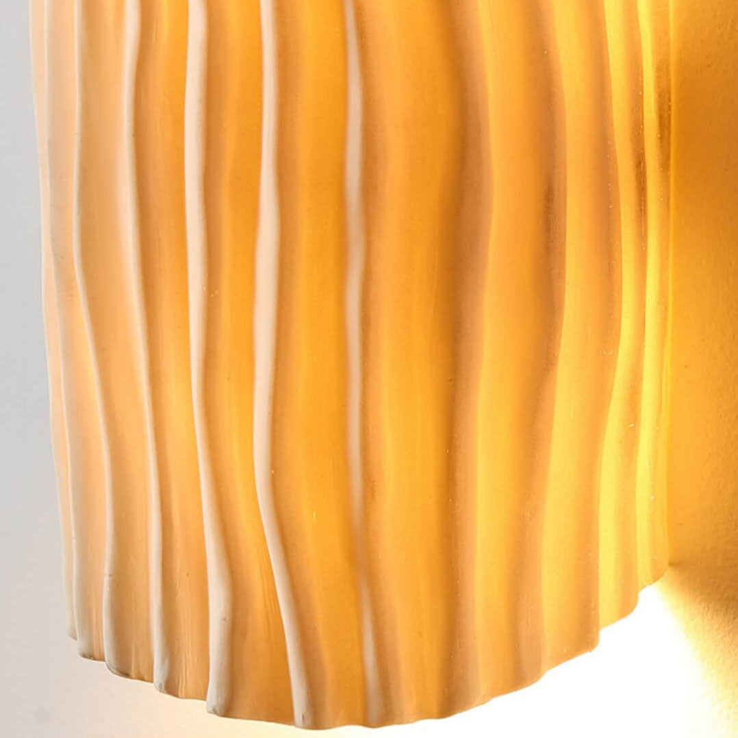 Nordic Striped Resin Wall Sconce