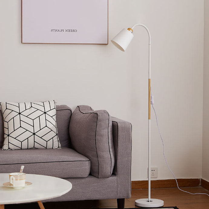 Premium Minimalist Iron Floor Lamp - 1 Light