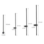 Premium RGB LED Linear Wall Sconces with Remote Control