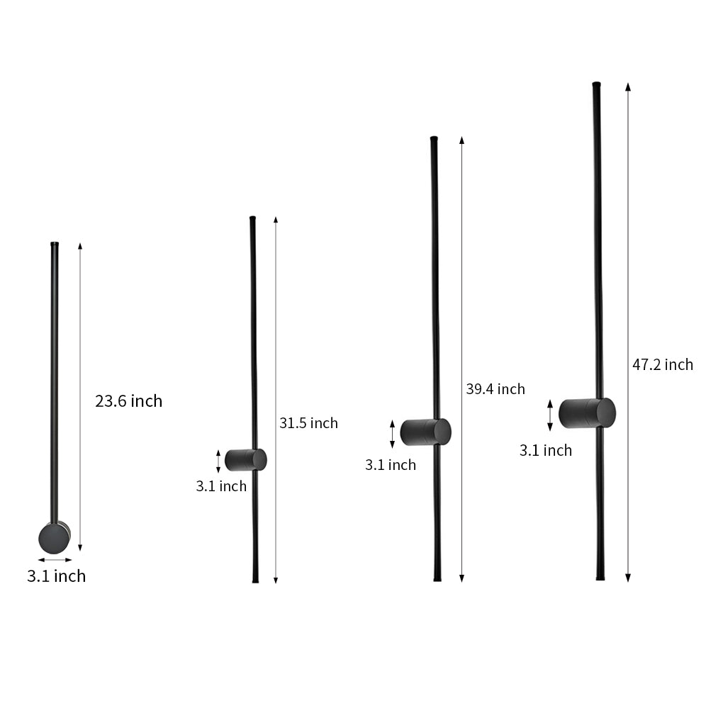Premium RGB LED Linear Wall Sconces with Remote Control