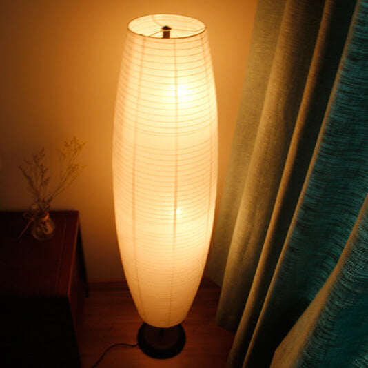 Nordic Minimalist 2-Light Rice Paper Floor Lamp