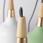 Modern Macaron Disc 1-Light Pendant Lamp