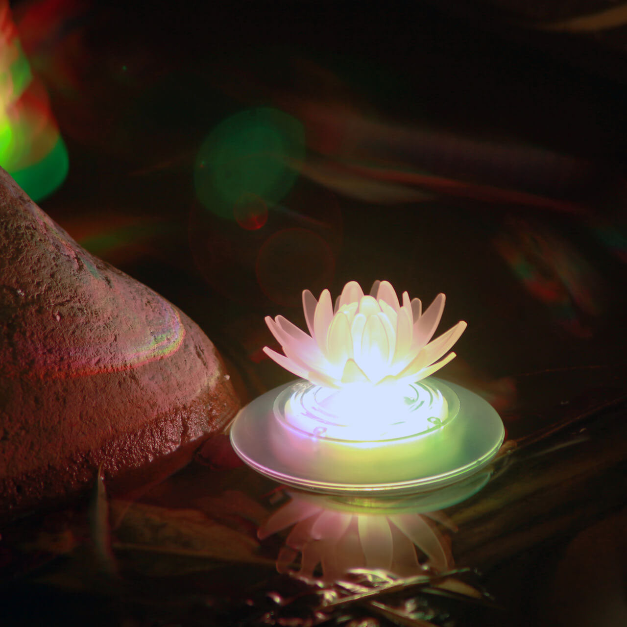 Colorful Gradient Solar Floating LED Pool Lights
