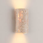 Travertine Semicircle LED Sconce