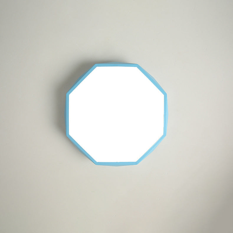 Diamond Geometry LED Flush Mount