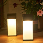 Industrial Solar Frosted Glass Outdoor Light